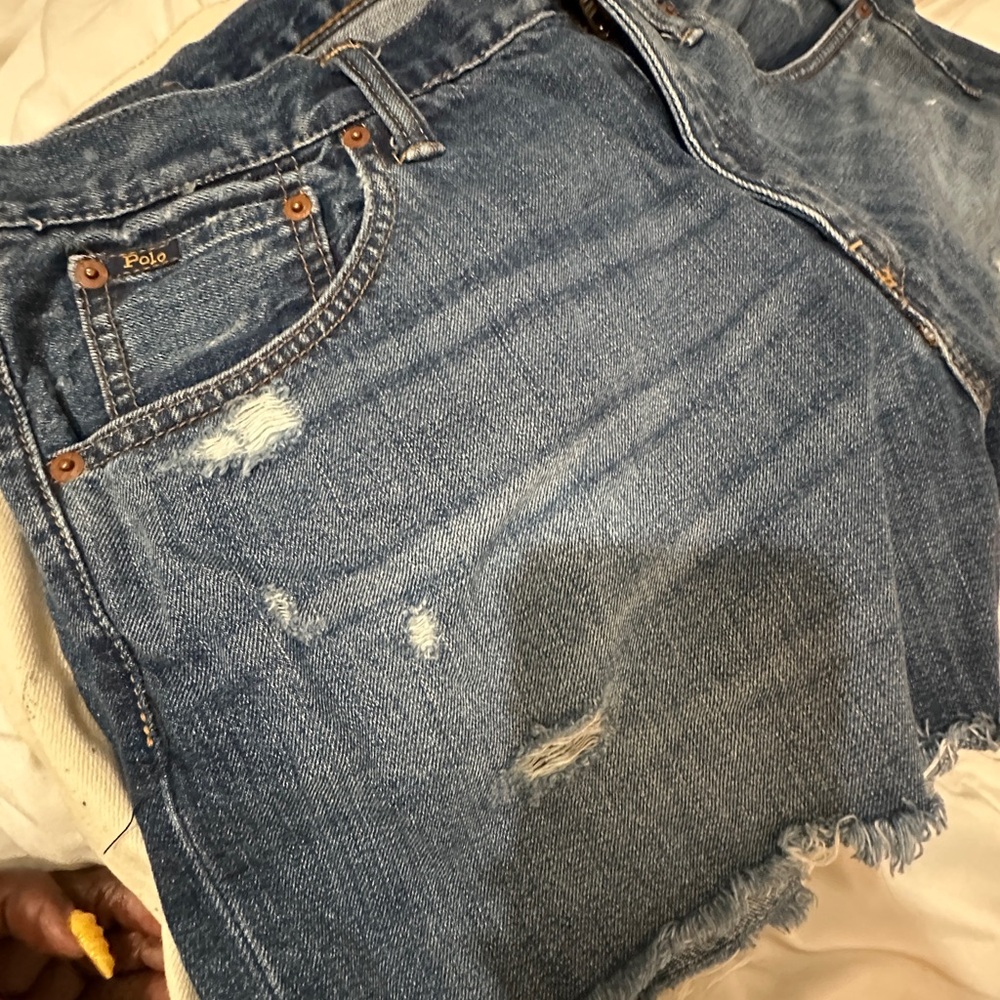 Levi's Blue Jean Shorts